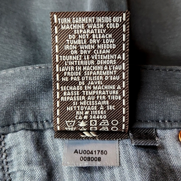 7 For All Mankind Gwenevere Stretch Grey Jeggings/Skinny Pants, Size 27 ~ GUC - Picture 13 of 13